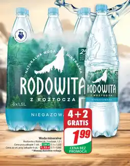 Dino Woda mineralna Rodowita oferta