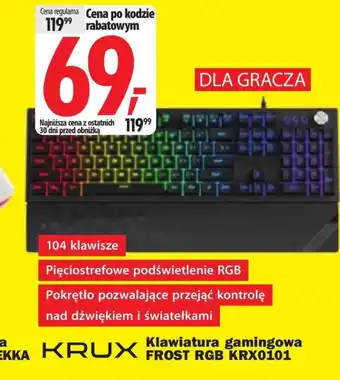 Media Expert Klawiatura gamingowa KRUX oferta