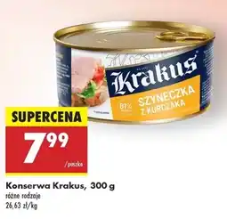 Biedronka Konserwa mięsna Krakus oferta