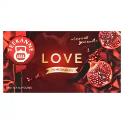 Biedronka Teekanne Love Pomegranate Mieszanka herbatek owocowych 45 g (20 x 2,25 g) oferta