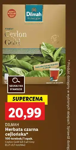 Lidl DILMAH Herbata czarna cejlońska oferta