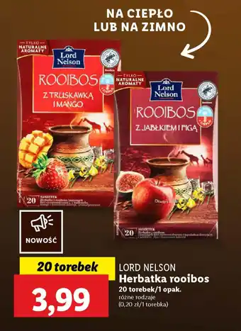 Lidl LORD NELSON Herbatka rooibos oferta