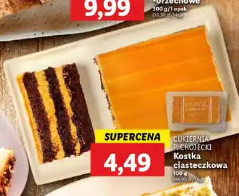 Lidl CUKIERNIA P. CHOJECKI Kostka ciasteczkowa oferta