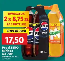 Lidl Pepsi ZERO, Mirinda lub 7UP Dwusztuk oferta