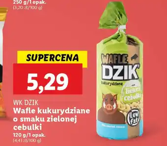 Lidl WK DZIK Wafle kukurydziane o smaku zielonej cebulki oferta