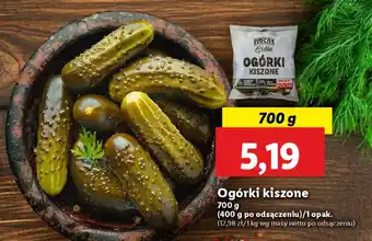 Lidl Ogórki kiszone oferta