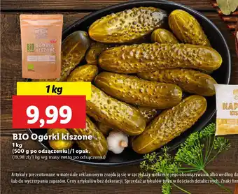 Lidl BIO Ogórki kiszone oferta