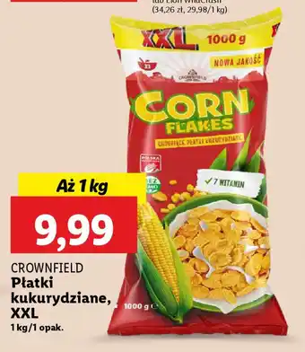 Lidl CROWNFIELD Płatki kukurydziane, XXL oferta