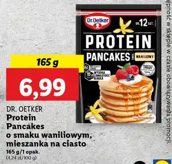 Lidl DR. OETKER Protein Pancakes o smaku waniliowym oferta