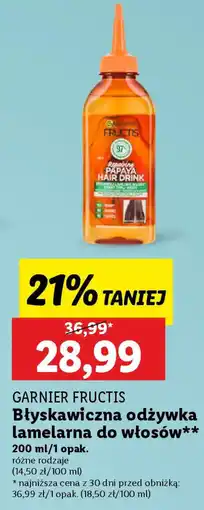 Lidl GARNIER FRUCTIS Błyskawiczna odżywka oferta