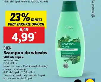 Lidl CIEN Szampon do włosów oferta