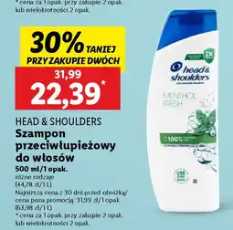 Lidl HEAD & SHOULDERS Szampon przeciwłupieżowy oferta