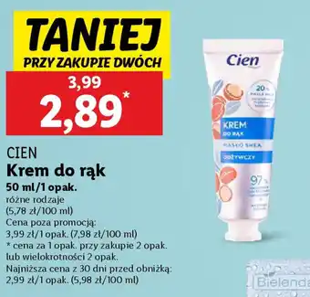 Lidl CIEN Krem do rąk oferta