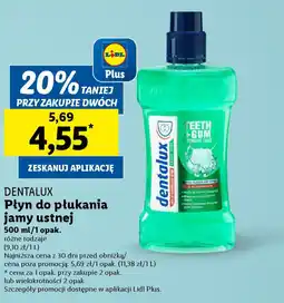 Lidl DENTALUX Płyn do płukania jamy ustnej oferta