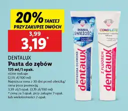 Lidl DENTALUX Pasta do zębów oferta