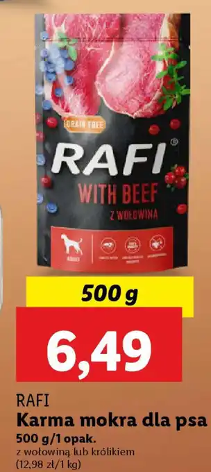 Lidl RAFI Karma mokra dla psa oferta