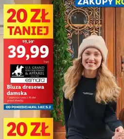 Lidl Esmara Bluza dresowa damska oferta