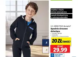 Lidl U.S. GRAND POLO dla lupilu Spodnie dresowe oferta