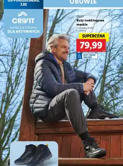 Lidl CRIVIT Buty trekkingowe męskie oferta