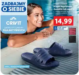 Lidl Esmara LIVERGY Klapki kąpielowe damskie lub męskie oferta