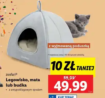 Lidl Zoofari Legowisko, mata lub budka oferta