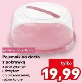 Kaufland Pojemnik okrągly na ciasto oferta