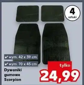 Kaufland Dywaniki gumowe scorpion Bottari oferta