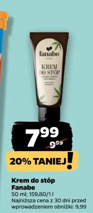 Netto Krem do stóp Fanabe oferta