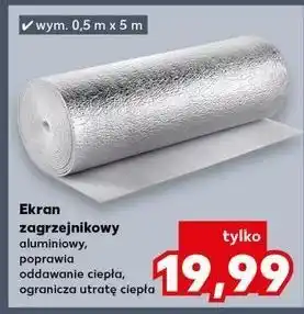 Kaufland Ekran zagrzejnikowy 0.5 x 5 m oferta