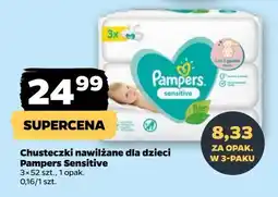 Netto Chusteczki nawilżane Pampers Sensitive oferta