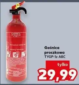 Kaufland Gaśnica proszkowa abc 1 kg oferta