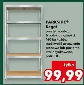 Kaufland Regał 5 półek Parkside oferta