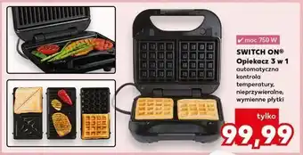 Kaufland Opiekacz do kanapek 3 w 1 750 Switch On oferta