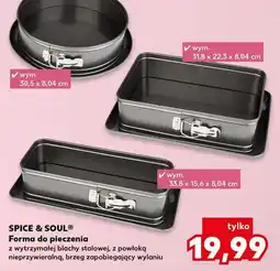 Kaufland Forma do pieczenia 33.8 x 15.6 cm Spice&Soul oferta