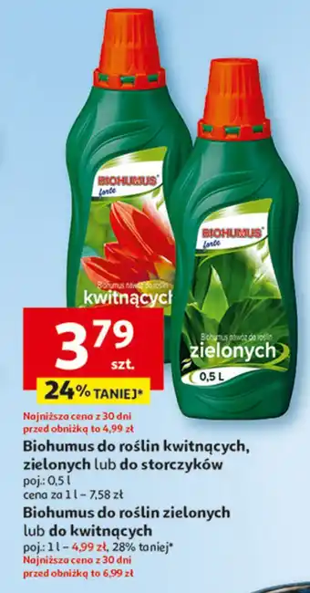 Auchan Nawoz do roślin kwitnących Biohumus Forte oferta