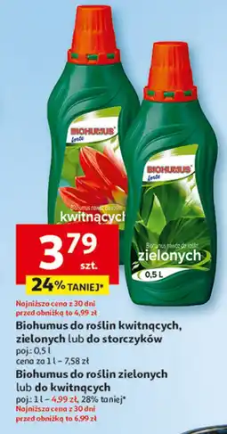 Auchan Nawóz do roślin zielonych Biohumus Forte oferta