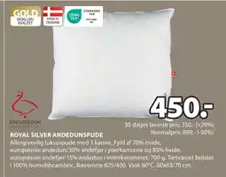 JYSK ROYAL SILVER ANDEDUNSPUDE oferta