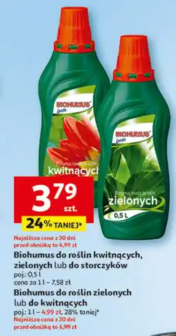 Auchan Nawoz do roślin kwitnących Biohumus oferta