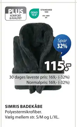 JYSK SIMRIS BADEKÅBE oferta