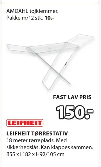 JYSK LEIFHEIT TØRRESTATIV oferta