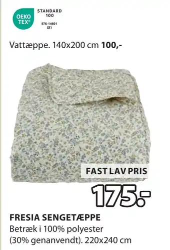 JYSK FRESIA SENGETÆPPE oferta