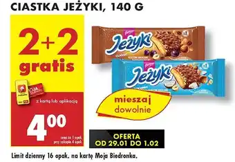 Biedronka Ciastka Jeżyki oferta