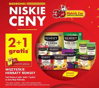 Biedronka Herbaty Remsey oferta