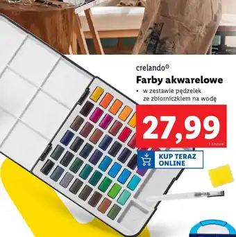 Lidl Crelando Farby akwarelowe oferta