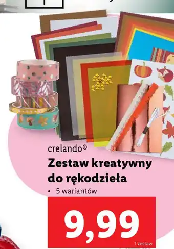 Lidl Crelando Zestaw kreatywny do rękodzieła oferta