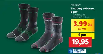 Lidl PARKSIDE Skarpety robocze oferta