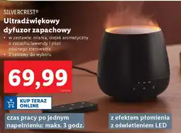 Lidl SILVERCREST Ultradźwiękowy dyfuzor zapachowy oferta