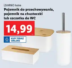 Lidl LIVARNO home Pojemnik do przechowywania, pojemnik na chusteczki lub szczotka do WC oferta