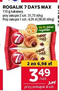 Stokrotka Rogal z nadzieniem kakaowym 7 days super max oferta