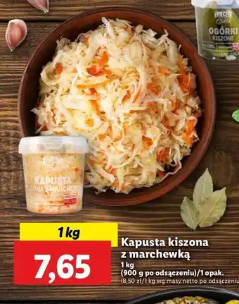 Lidl Kapusta kiszona z marchewką Ryneczek lidla oferta